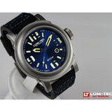 Lum-Tec 600M-2 Abyss Watch | Leather Strap