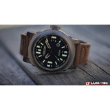 Lum-Tec 600M-3 Abyss Watch | Leather Strap