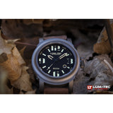 Lum-Tec 600M-3 Abyss Watch | Leather Strap