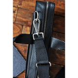 Kiko Leather Agent Pebble 15 Laptop Briefcase | Black 601