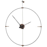 Nomon Mini Bilbao Wall Clock | Fiberglass/Walnut/Graphite Finished Brass