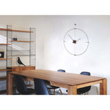 Nomon Mini Bilbao Wall Clock | Fiberglass/Walnut/Graphite Finished Brass