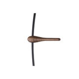 Nomon Mini Bilbao Wall Clock | Fiberglass/Walnut/Graphite Finished Brass