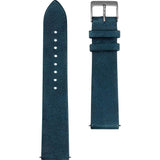 Sternglas Vintage Leather Strap 20mm | Nightblue Silver