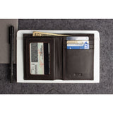 Kiko Leather Slimfold Passcase Wallet