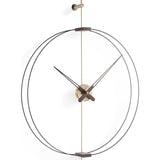 Nomon Mini Barcelona G Wall Clock | Fiberglass/Walnut/Brass
