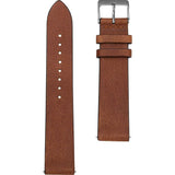 Sternglas Vintage Classic Leather Strap 20mm | Mahogany Silver