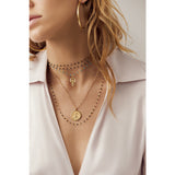 Awe Inspired Woman Power Charm Necklace | Standard Cable Chain