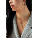 Awe Inspired Woman Power Charm Necklace | Standard Cable Chain