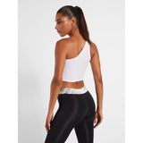 Koral Kalea Marlow Crop Top | White