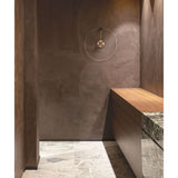 Nomon Micro Anda G Wall Clock | Brass/Walnut