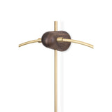 Nomon Micro Anda G Wall Clock | Brass/Walnut