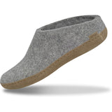 Glerups The Slip-On with Leather Sole | Grey