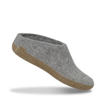 Glerups The Slip-On with Leather Sole | Grey
