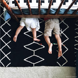 Lorena Canals Bereber Washable Rug | Black