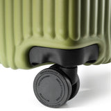 Crash Baggage Stripe Trolley Suitcase - Olive