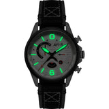AVI-8 Watch Hawker Harrier Dual Retrograde Chronograph | Genuine Leather Strap