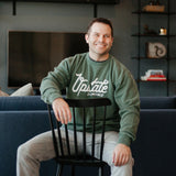 Heritage Crewneck | Alpine Green