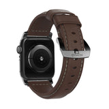 Nomad Traditional Apple Watch Strap | Rustic Brown/Black Hardware