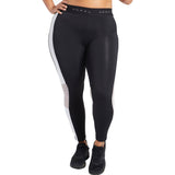 Koral Emblem Blackout High Rise Cropped Legging | Black/White