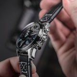 AVI-8 Watch Hawker Harrier Dual Retrograde Chronograph | Genuine Leather Strap