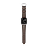 Nomad Traditional Apple Watch Strap | Rustic Brown/Silver Hardware