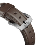 Nomad Traditional Apple Watch Strap | Rustic Brown/Silver Hardware