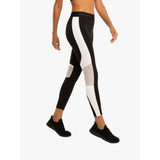 Koral Emblem Blackout High Rise Cropped Legging | Black/White