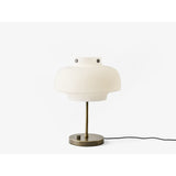 &Tradition Copenhagen Table Lamp SC13 | Satinized Opal Glass/Bronzed Brass