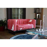 MOJOW Furniture | Yomi Oxygen Sofa | Black Aluminum Frame | Pink, White, Red