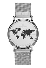 Junghans Milano MEGA Solar 40MM Watch | Mesh with Black Dial