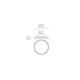 Artemide Febe Wall/Ceiling 2-Wire LED Dim Light 30W