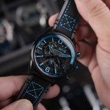 AVI-8 Watch Hawker Harrier Dual Retrograde Chronograph | Genuine Leather Strap