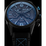 AVI-8 Watch Hawker Harrier Dual Retrograde Chronograph | Genuine Leather Strap