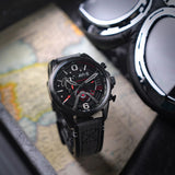 AVI-8 Watch Hawker Harrier Dual Retrograde Chronograph | Genuine Leather Strap