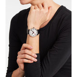 Mondaine Evo2 40mm Big Date Grape Vegan Black Leather | MSE.40210.LBV