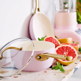 Greenpan Reserve Ceramic Nonstick 10 Piece Cookware Set | Blush