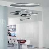 Artemide Mercury Suspension Ceiling LED Light | 2X27W 90CRI DIM 2-WIRE Inox
