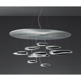 Artemide Mercury Suspension Ceiling LED Light | 2X27W 90CRI DIM 2-WIRE Inox