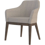 Sonder Living Emerson Dining Arm Chair | Marley Graphite