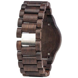 WeWood Kos Indian Rosewood Watch | Chocolate/Gun- WKCGUN