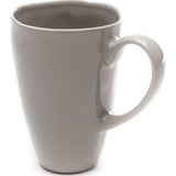 Zestt Sculptured Dishware Mug Set of 4 | Gray