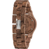 WeWood Criss Waves Rough Nut Wood Watch | Walnut