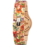 WeWood Criss Flower Maple Wood Watch | Beige WCFLBE