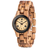 WeWood Criss Metal/African Beliwood Watch | Zebrano - WCMBZB