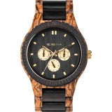 WeWood Kappa African Beli/BlackwoodWood Watch | Zebrano WKAPZE