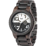 WeWood Oblivio African Blackwood Wood Watch | Black WhiteWOBBWH