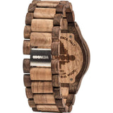 WeWood Oblivio Rough Indian Rosewood/Walnut Wood Watch | Chocolate WOBRCN