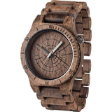 WeWood Allium Mica Rosewood Rough Wood Watch | Chocolate