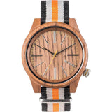 WeWood Torpedo Nut Wood Watch | Walnut/Orange Wtntor